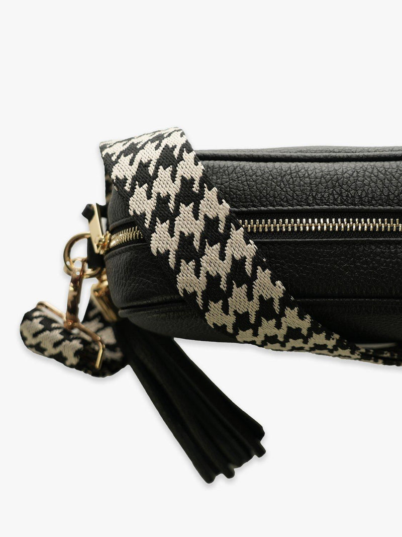 Apatchy London tassel leather crossbody bag (British brand)