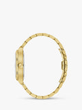 Bulova Super Seville square watch gold tone silver dial - British product
