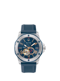 Bulova Marine Star automatic watch blue dial - British product