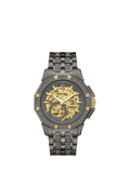 Bulova Crystal Octava men's automatic watch grey steel, UK version