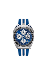 John Lewis Bulova Racing Chronograph Men's Watch, Blue, 43mm- Buy online at McGrocer