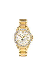 John Lewis Bulova Marine Star Mother of Pearl Dial Women's Watch- Buy online at McGrocer