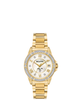 Bulova Marine Star women's watch mother of pearl gold-tone (British brand)