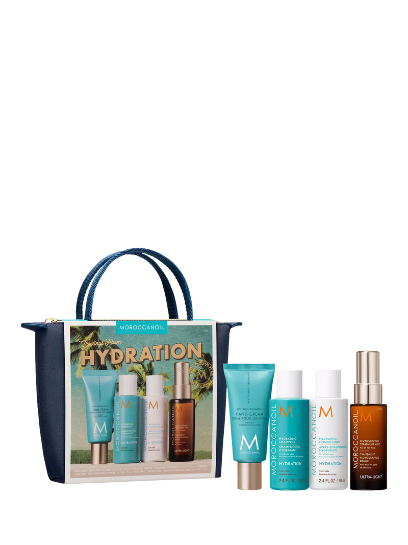 Moroccanoil Hydration haircare gift set travel sizes - British product