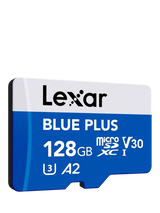 John Lewis Lexar Blue Plus UHS-1 Class 10 MicroSDXC Memory Card 128GB Blue with Silver- Buy online at McGrocer