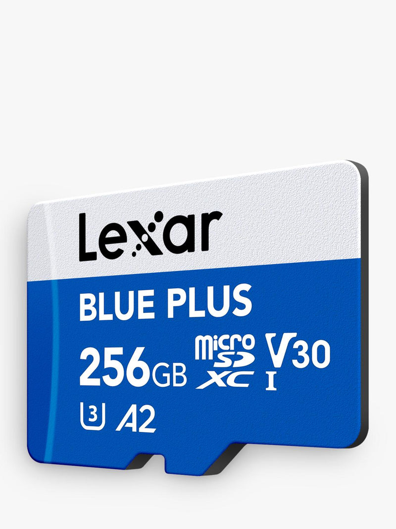 Lexar 256GB microSDXC card, imported from the UK