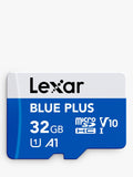 Lexar 32GB UHS-I MicroSDXC memory card - British product
