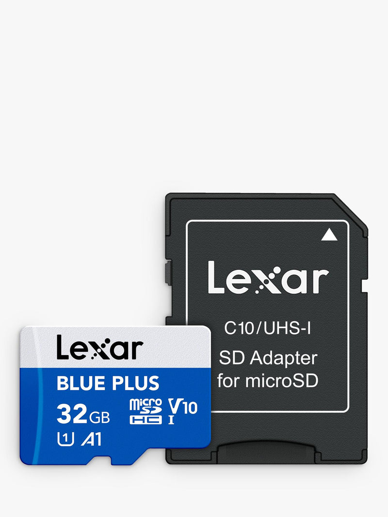 Lexar 32GB UHS-I MicroSDXC memory card - British product