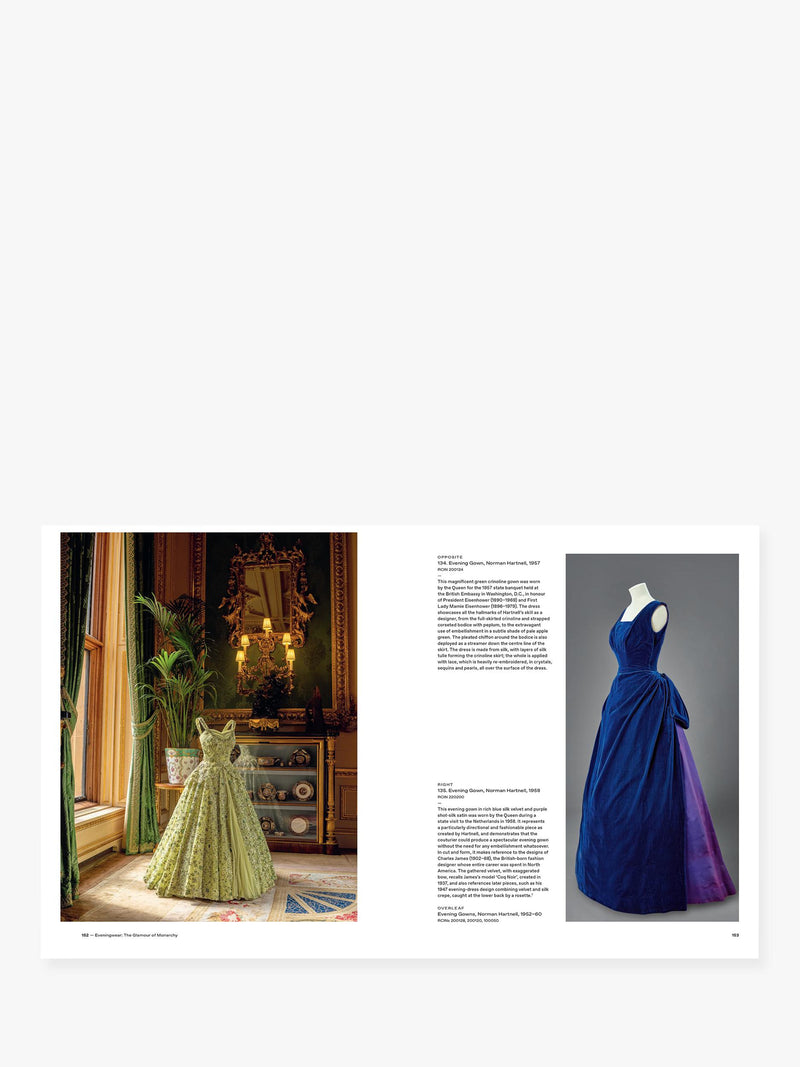 Royal Collection Queen Elizabeth II fashion hardback book, UK version