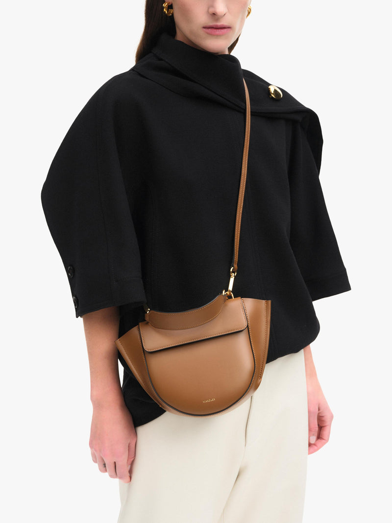 Wandler Hortensia Mini crossbody bag saddle, UK version
