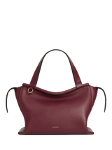 John Lewis Wandler Ida Leather Tote Bag Bordeaux- Buy online at McGrocer
