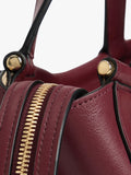 Wandler Ida leather tote bag Bordeaux, UK version