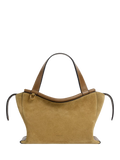 Wandler Ida Tote Bag in khaki suede calf leather (British brand)