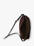 Wandler Penelope slouchy shoulder bag acai suede, imported from the UK