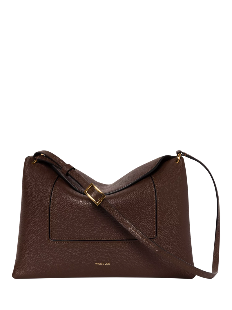 Wandler slouchy shoulder bag Coffee Crust calf leather (British brand)
