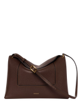 Wandler slouchy shoulder bag Coffee Crust calf leather (British brand)