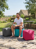 rucomfy Cube Beanbag 38cm polystyrene pouffe, UK version