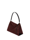 Wandler Penelope slouchy shoulder bag acai suede black leather (British brand)