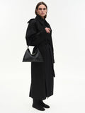 Wandler Penelope small leather tote bag Black Crust, UK version