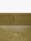 Wandler Penelope tote bag small khaki suede black leather, UK version