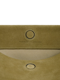 Wandler Penelope tote bag small khaki suede black leather, UK version