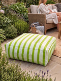 rucomfy striped floor cushion beanbag (British brand)