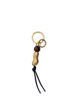 John Lewis Wandler Leather Bag Charm Gold Peanut- Buy online at McGrocer