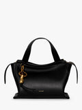 Wandler Gold Peanut bag charm in lambskin leather (British brand)