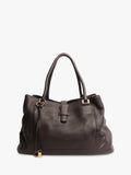 Pre-loved Loro Piana Bellevue tote bag brown leather Italian, UK version