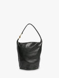 Bottega Veneta leather knot shoulder bag dark green 27x30cm (British brand)