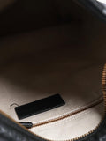 Bottega Veneta leather knot shoulder bag dark green 27x30cm (British brand)