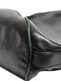 Bottega Veneta leather knot shoulder bag dark green 27x30cm (British brand)
