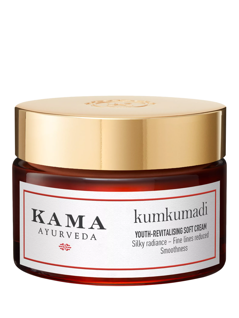 Kama Ayurveda Kumkumadi Youth-Revitalising Soft Cream 15ml, imported from the UK