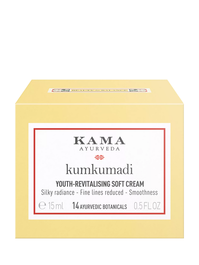 Kama Ayurveda Kumkumadi Youth-Revitalising Soft Cream 15ml, imported from the UK