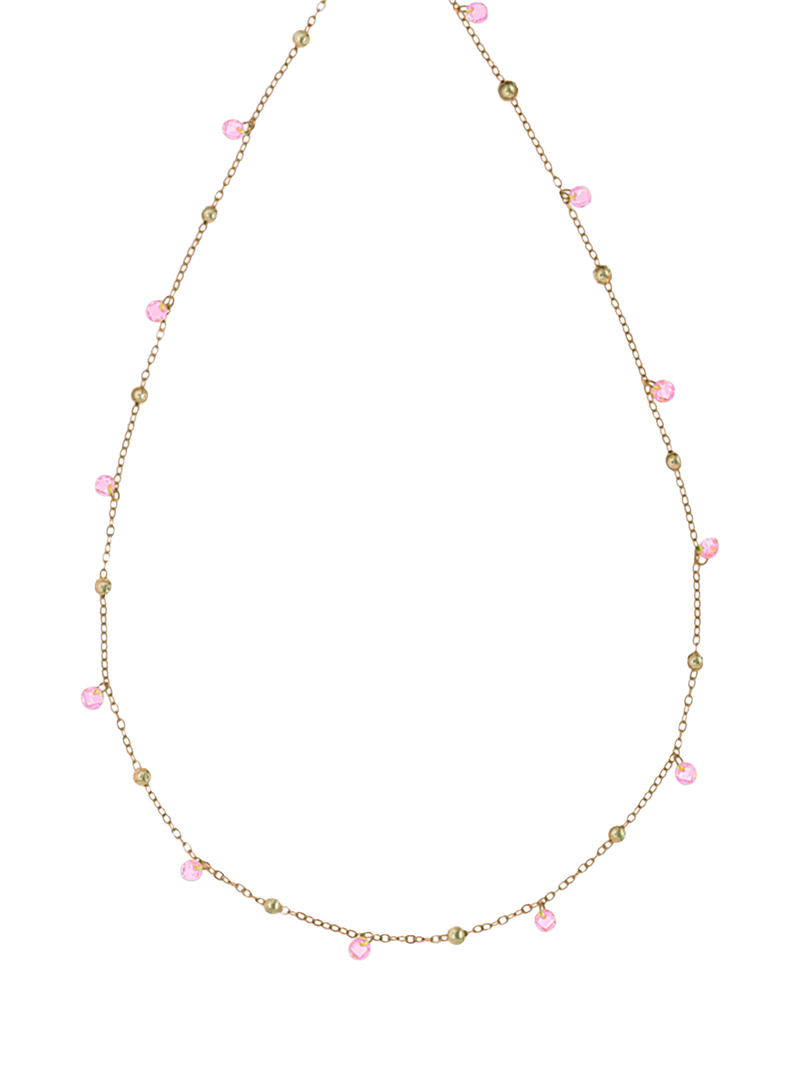 Nina B Tivoli crystal and bead necklace 45cm, UK version