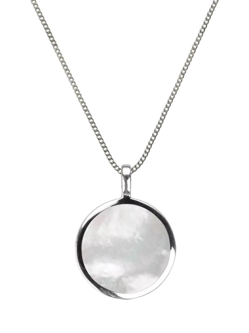 Nina B circular pendant necklace 45cm chain - British product
