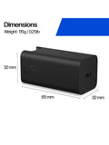 HP GaN USB-C 65W wall charger, imported from the UK