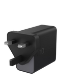 HP 100W GaN Wall Charger Black compact - British product