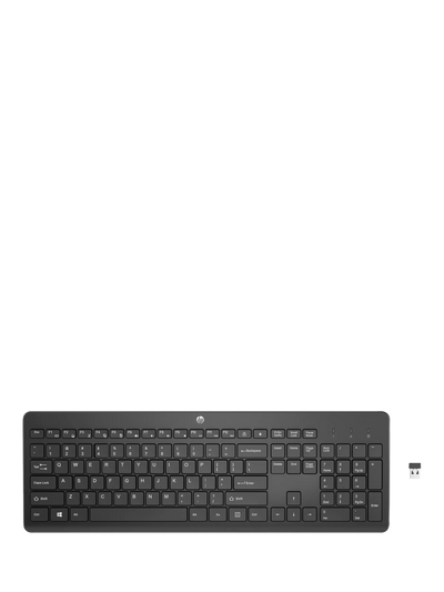 John Lewis HP 230 Wireless Keyboard, Black- Buy online at McGrocer