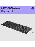 HP 230 wireless keyboard black, UK version