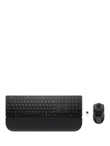 John Lewis HP 580C Wireless Keyboard & Mouse Combo with Palm Rest Black- Buy online at McGrocer
