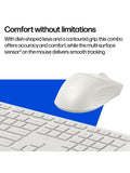 HP 490C wireless keyboard mouse combo white, imported from the UK