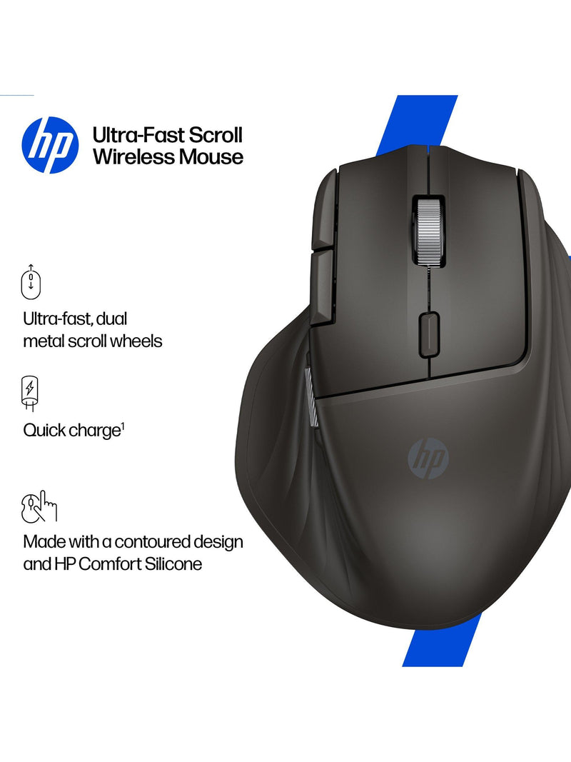 HP 780M Fast Scroll Wireless Mouse Black - British product