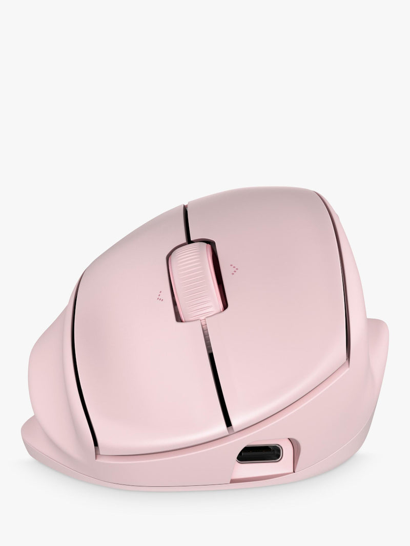 HP tilt ergonomic wireless mouse pink, imported from the UK