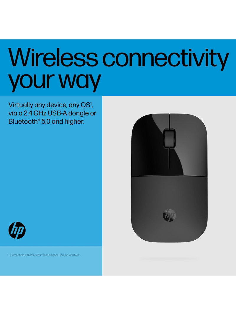 HP Z3700 slim wireless mouse black (British brand)