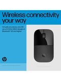 HP Z3700 slim wireless mouse black (British brand)