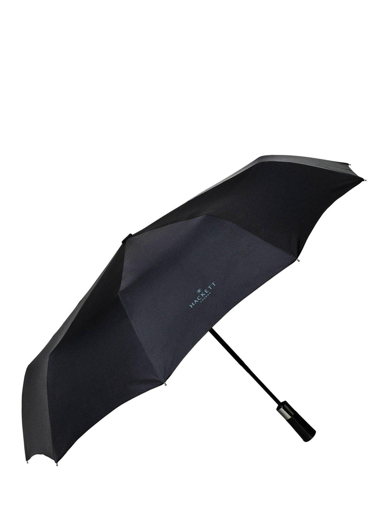 Hackett London folding umbrella black manual telescope (British brand)