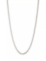 John Lewis Lauren Ralph Lauren Beckett Chain Link Necklace Silver- Buy online at McGrocer