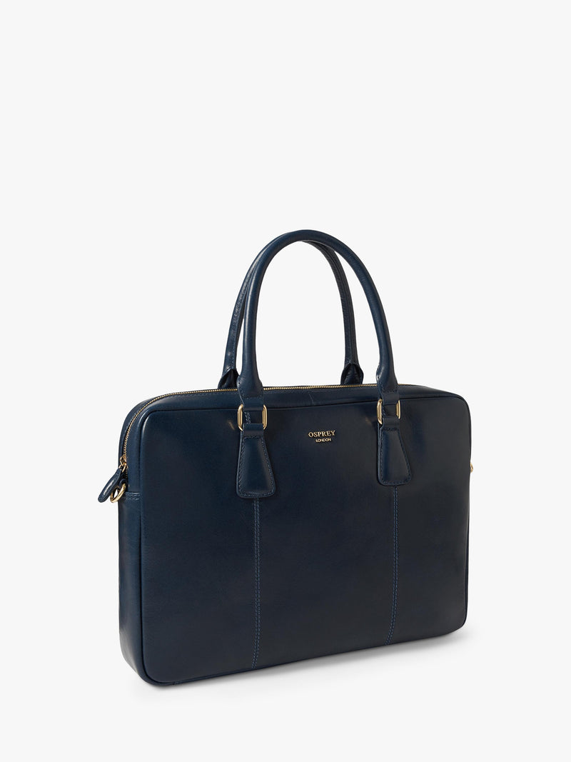 OSPREY LONDON Adaline leather briefcase - British product