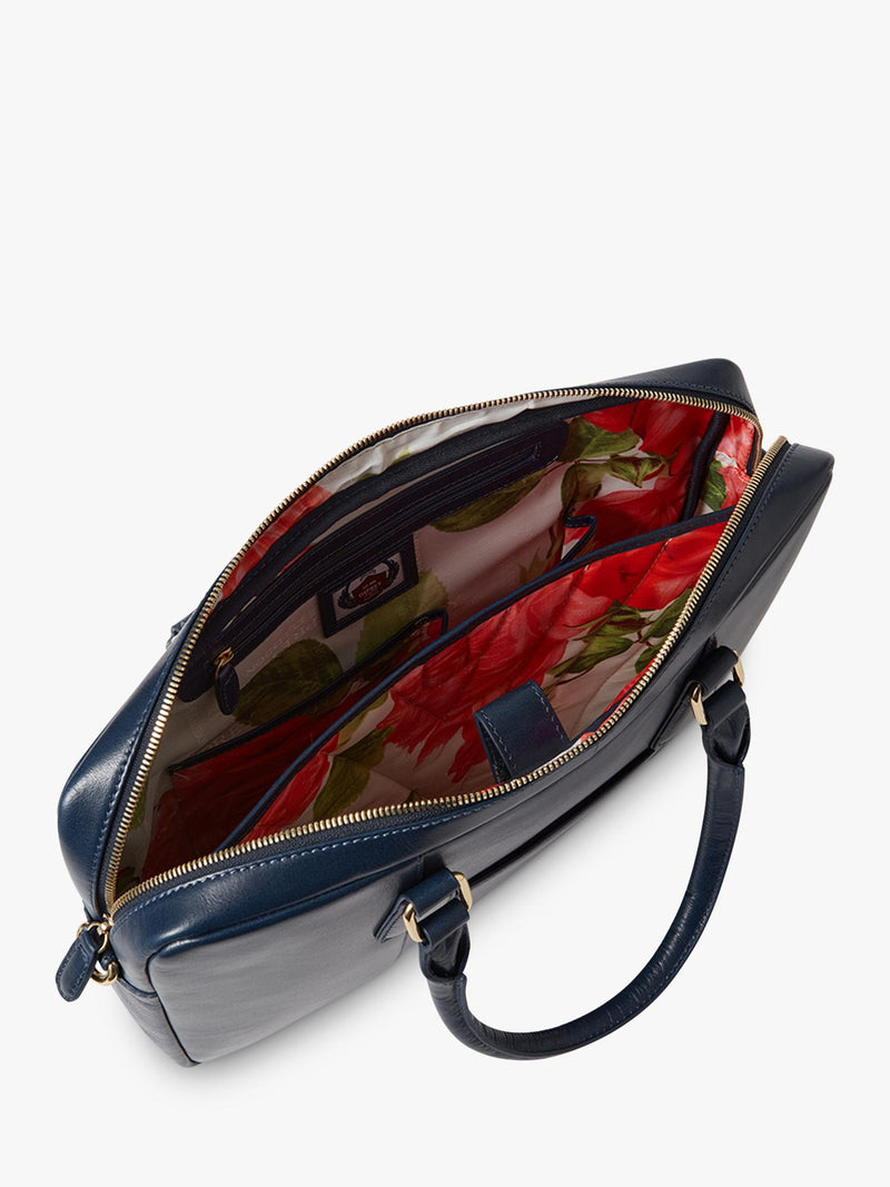 OSPREY LONDON Adaline leather briefcase - British product